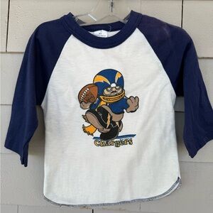 Vintage San Diego Chargers toddler shirt size 4t